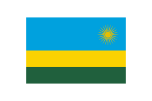 Ruanda nacional bandeira transparente png