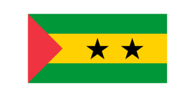 Sao Tomo and Principie national flag transparent png