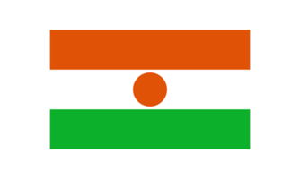 de nationaal vlag van Niger met officieel kleur en proportie transparant PNG