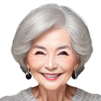 Smiling woman beauty product model png