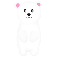 blanco polar oso ilustración png