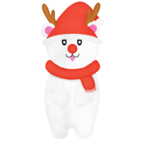Rudolph Polar- Bär Illustration png