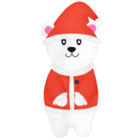 Santa polare orso illustrazione png