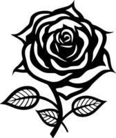 Rose - High Quality Vector Logo - Vector illustration ideal for T-shirt graphic