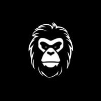 mono - negro y blanco aislado icono - vector ilustración