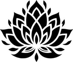 Lotus Flower - High Quality Vector Logo - Vector illustration ideal for T-shirt graphic