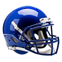 AI generated American Football Blue Helmet png