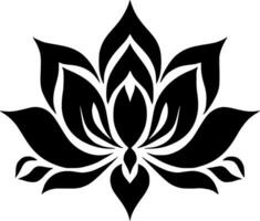 Flower, Minimalist and Simple Silhouette - Vector illustration