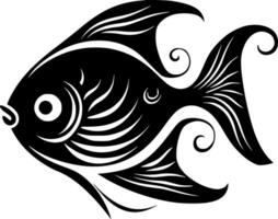 Fish - High Quality Vector Logo - Vector illustration ideal for T-shirt graphic