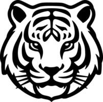 tigre, minimalista y sencillo silueta - vector ilustración