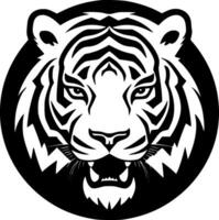 tigre, minimalista y sencillo silueta - vector ilustración