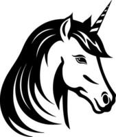 Unicorn, Minimalist and Simple Silhouette - Vector illustration