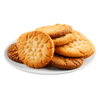 AI generated Snack cookie, Brazilian biscuits, cracker for breakfast png