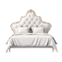 AI generated Chic Comfor Exploring the Modern Contemporary Queen Size Bed png