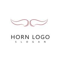 horn logo vector element and symbol design