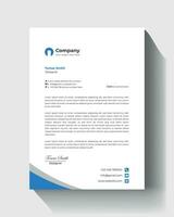 vector professional modern business simple new clean creative unique corporate company letterhead design print template