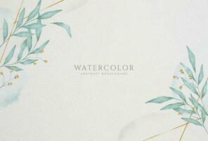 Abstract horizontal watercolor background. Neutral light colored empty space background illustration vector