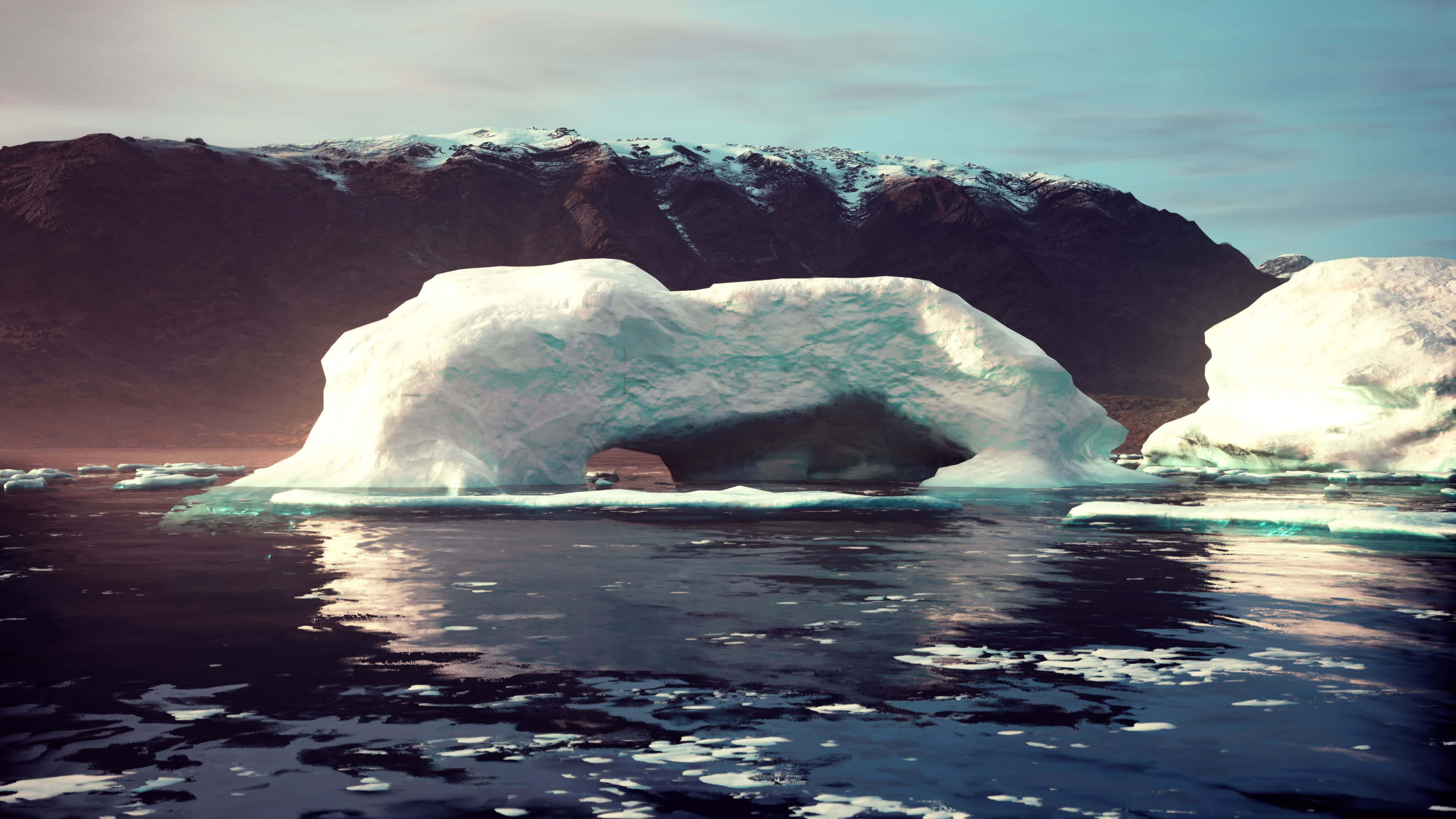 Glaciers and the icebergs of Antarctica 34801895 Stock Video at Vecteezy