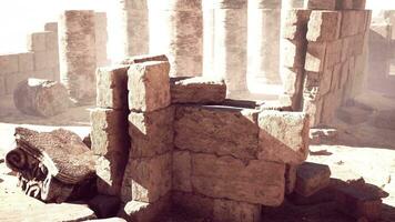 antigo ruínas do ptolemais perto bengazi video