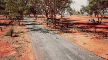 The open road in Kimberly of Western Australia video