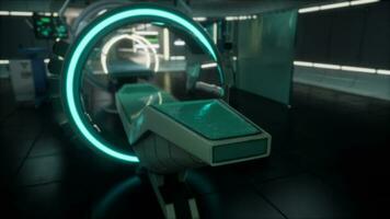 MRi scanner in hospital laboratory video