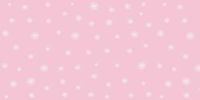 Pink seamless pattern with snowflakes and stars. Fashionable template for Christmas, New Year. cool illustration. vector