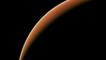 incroyable rouge planète Mars dans Profond stellaire espace video