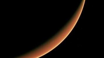 orbitante pianeta Marte nel in profondità spazio video