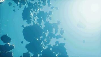 colossal field of hazardous asteroids stretching across a hazy galaxy video