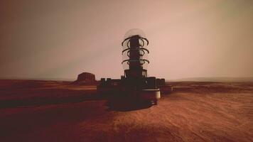 futuristic laboratory in arisona desert video