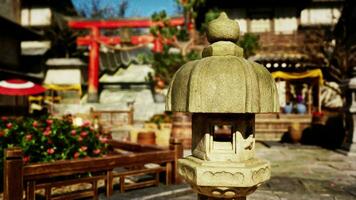 temple porte dans tokyo Japon video