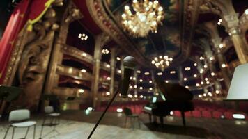 grand theater adorned in intricate gold details video