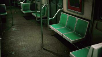 vacío transporte público metro metro tren video