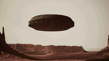 Alien Spaceship Hovering over Arizona video