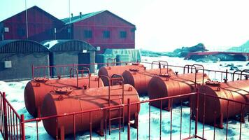 view of abandoned polar station video