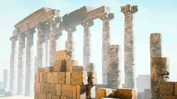 Ruins of ancient city of Palmyra video