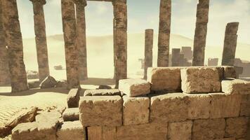 ruiner av amun tempel i soleb video