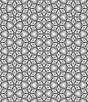 Black seamless abstract pattern. Overlay for background and backdrop. Ornamental design. PNG graphic illustration with transparent background.