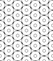 Black seamless abstract pattern. Overlay for background and backdrop. Ornamental design. PNG graphic illustration with transparent background.