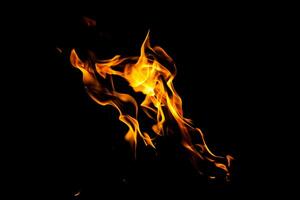 Fire flame texture. Burning material backdrop. Burn effect pattern. Blaze and torch wallpaper. Heat and haze backdrop. photo