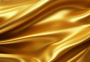 AI generated Golden weavy background and soft silk style photo