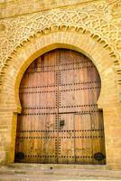 the door of the cathedral of almeria photo