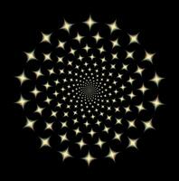 Fibonacci gradient blurred Ratio Spiral Vector Pattern,