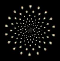 Fibonacci gradient blurred Ratio Spiral Vector Pattern,