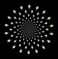 Fibonacci gradient blurred Ratio Spiral Vector Pattern,