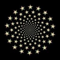 Fibonacci gradient blurred Ratio Spiral Vector Pattern,