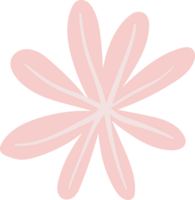 rosa blomma. illustration png
