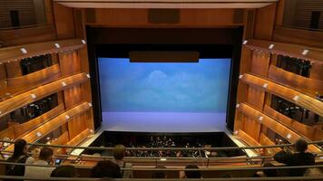 Orchestra Prepares, Audience Awaits in Theater video