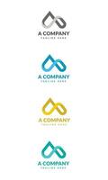 Minimal A Letter Logo Template, A Letter Vector Logo