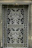 a decorative iron grate photo